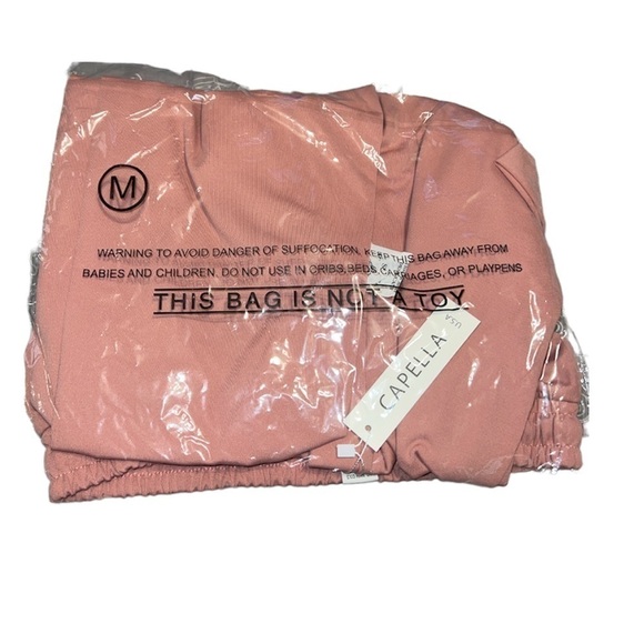 Capella joggers. Ash pink color. Medium. NWT - Picture 2 of 2